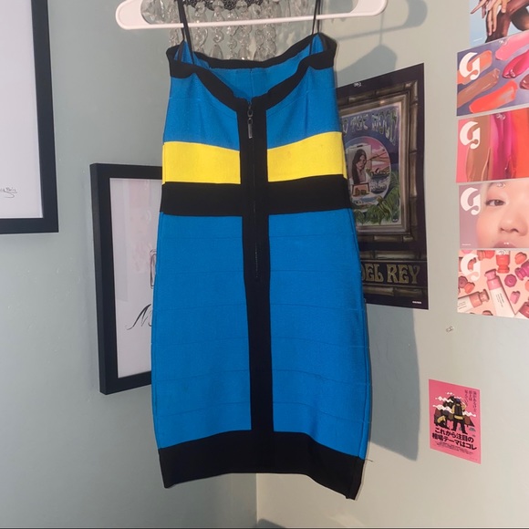 Bebe mini multicolored dress - Picture 2 of 5